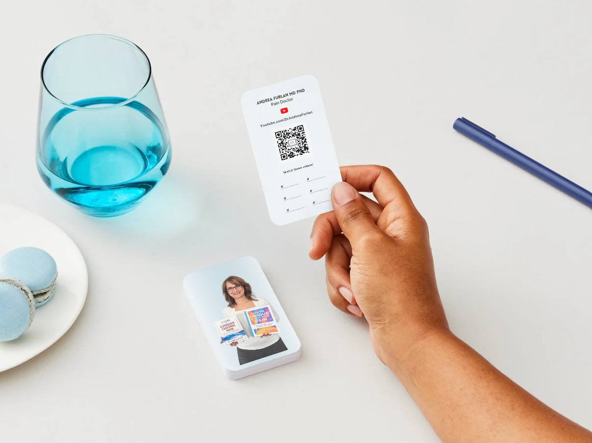 Patient Education Video Prescription Cards - PDF Template