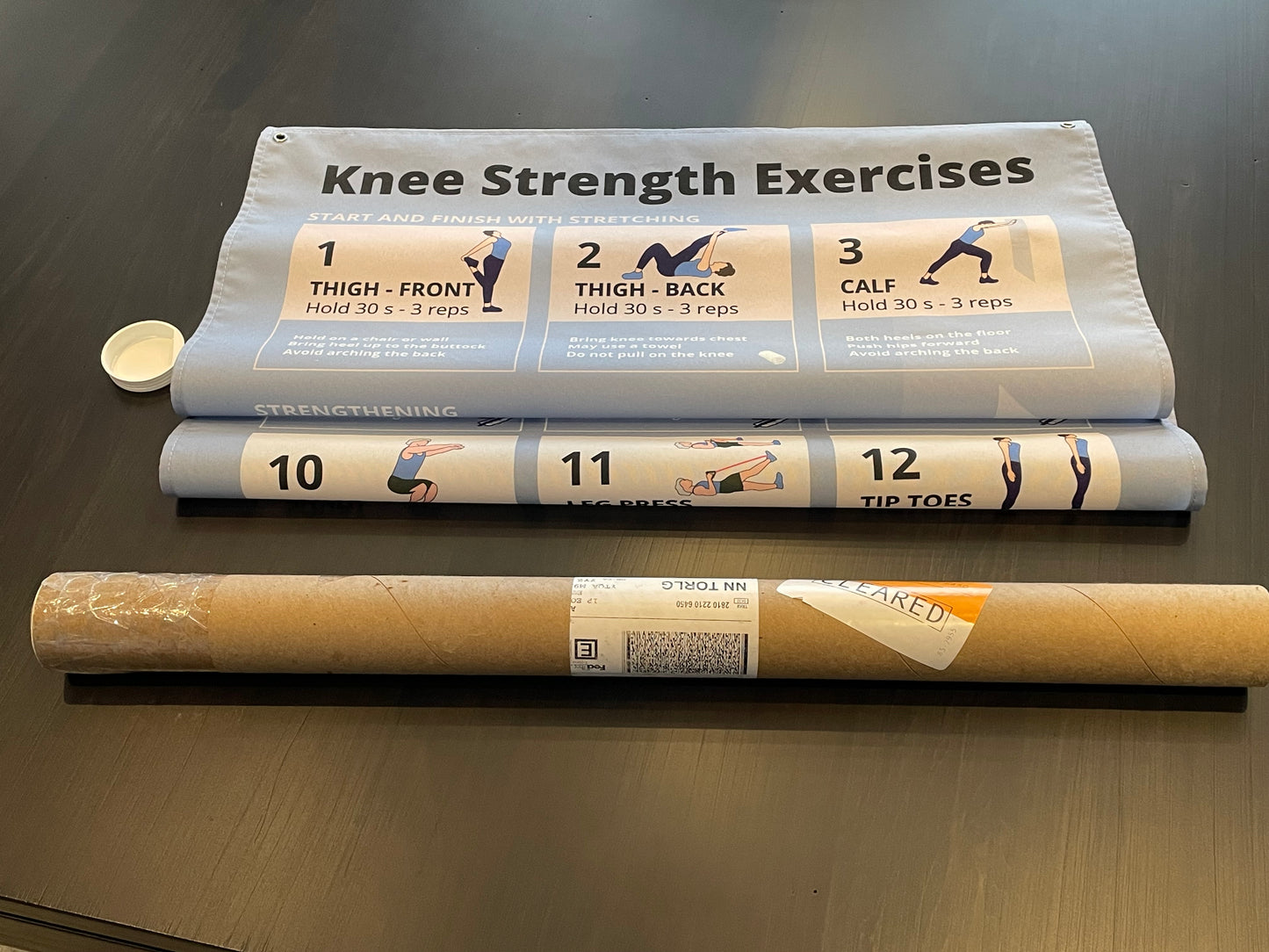 Poster - Knee Strengthening Exercises