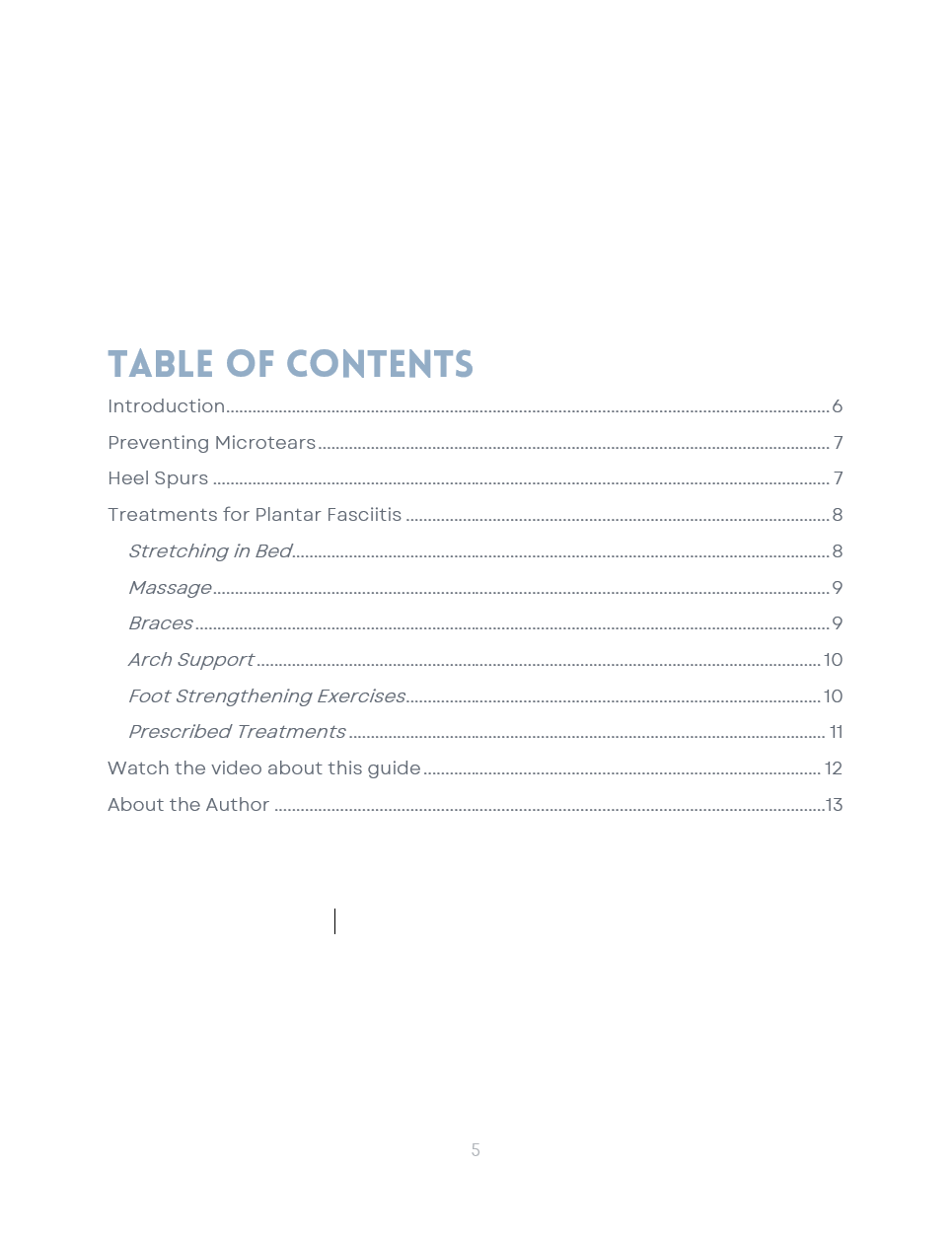 Exercises for Plantar Fasciitis